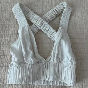 White Abercrombie tank top